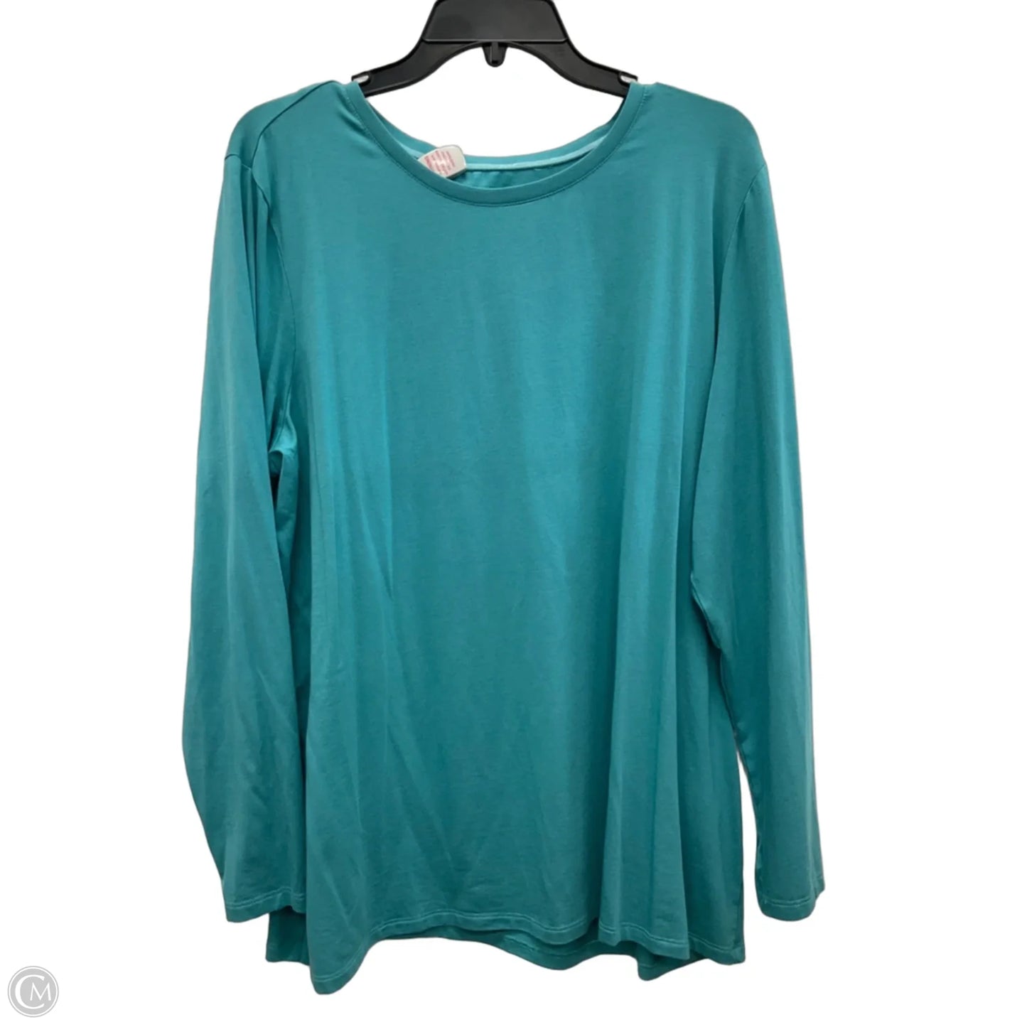 Top Long Sleeve Basic By Chicos In Blue, Size: Xxl
