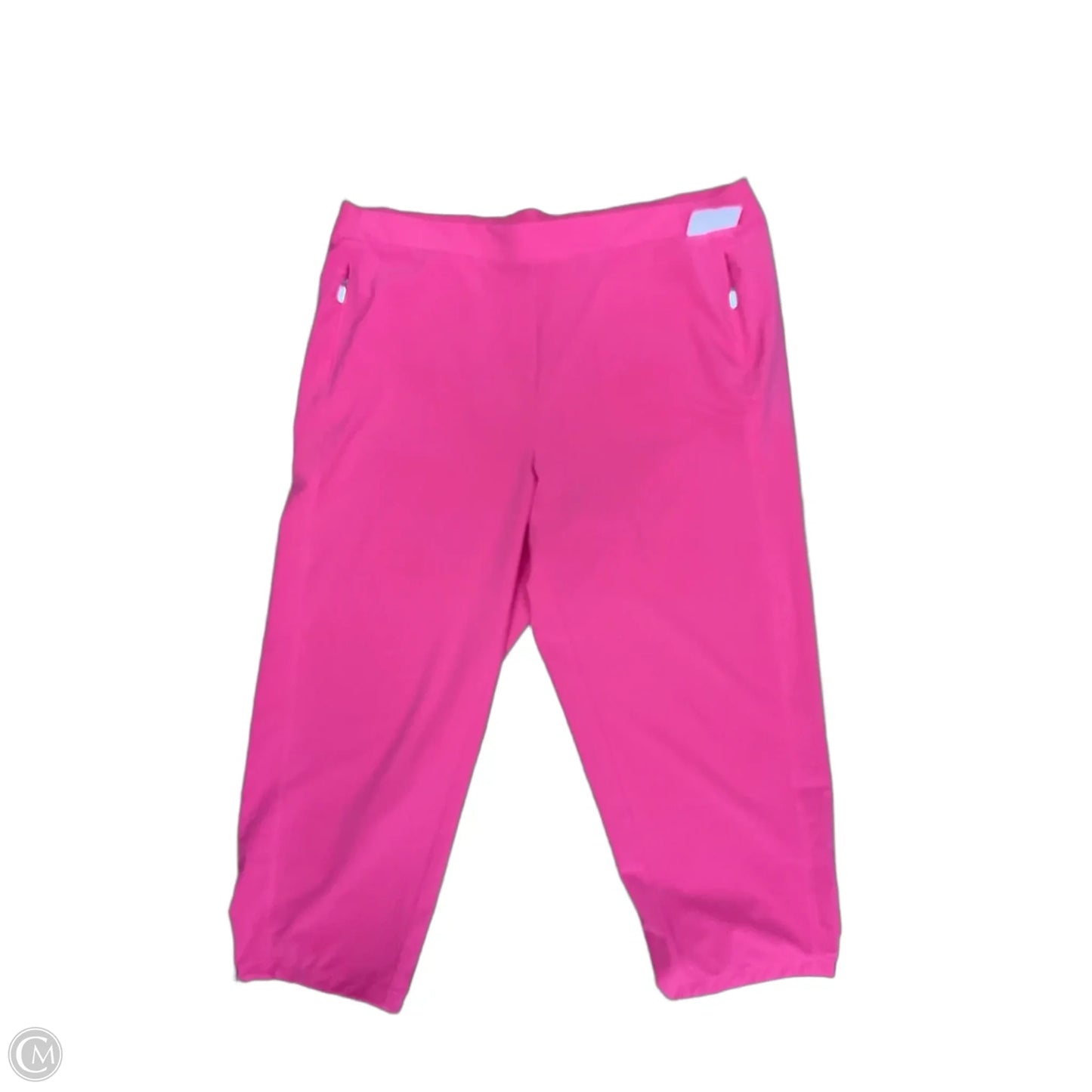 Athletic Capris By Chicos In Pink, Size: Xl
