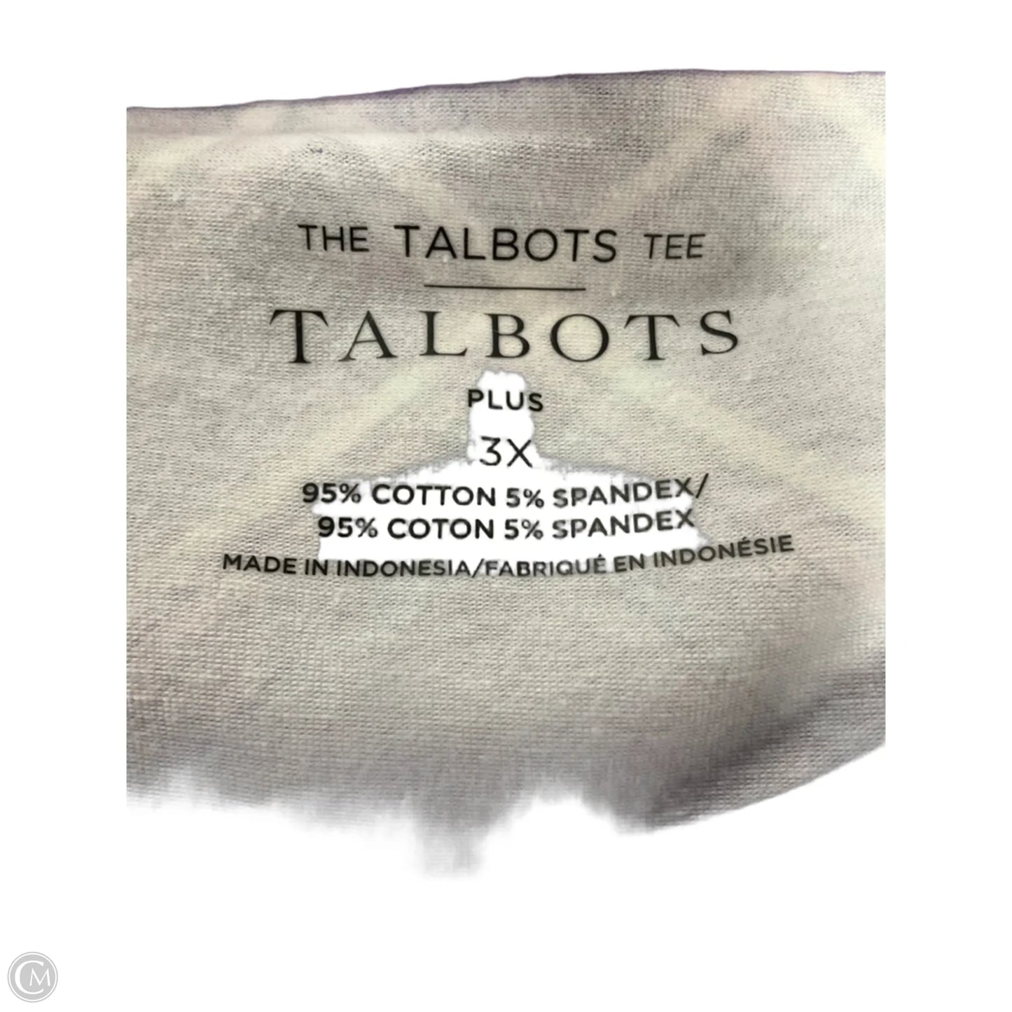 Top Long Sleeve By Talbots In Purple, Size: 3x