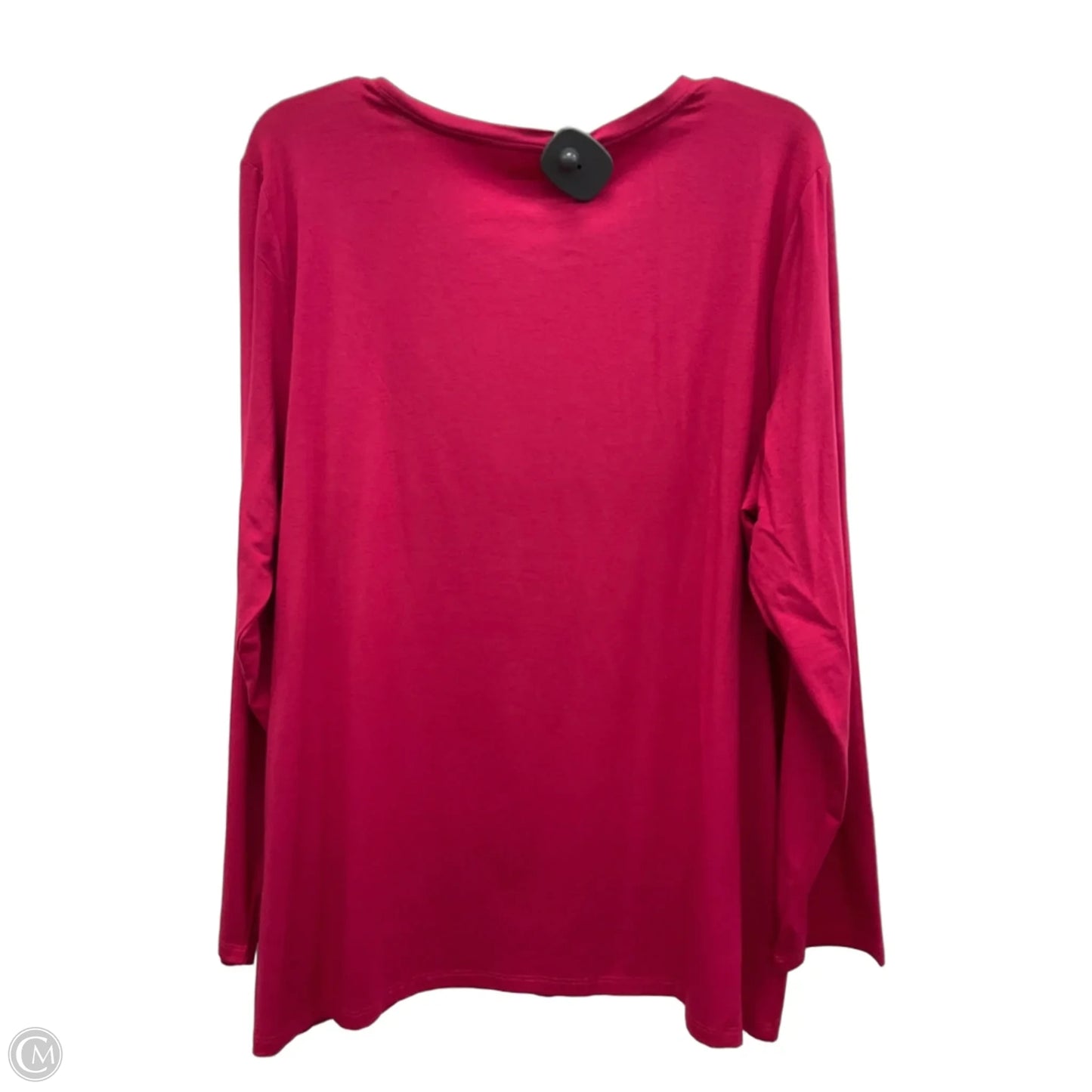 Top Long Sleeve Basic By Chicos In Pink, Size: Xxl