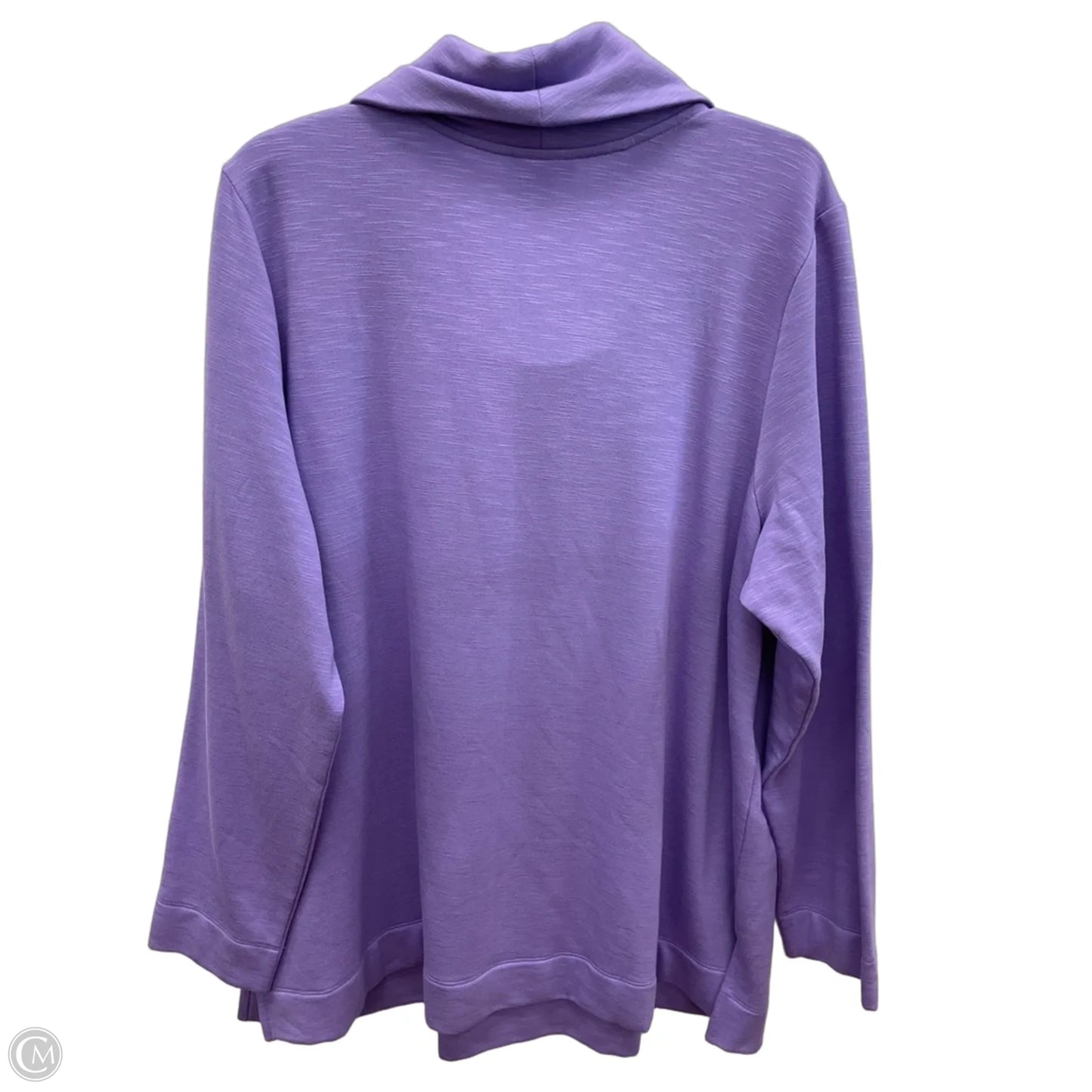 Top Long Sleeve By J. Jill In Purple, Size: 2x