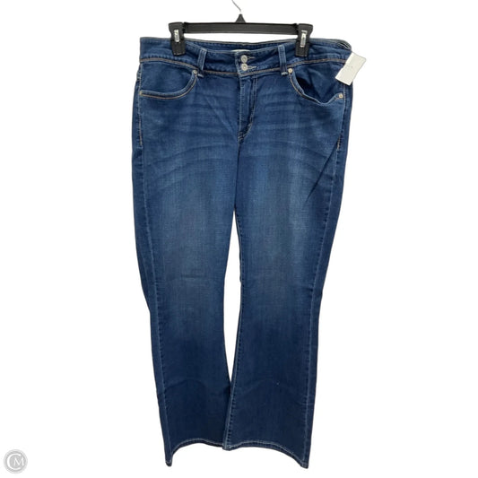 Jeans Boot Cut By Levis In Blue Denim, Size: 16