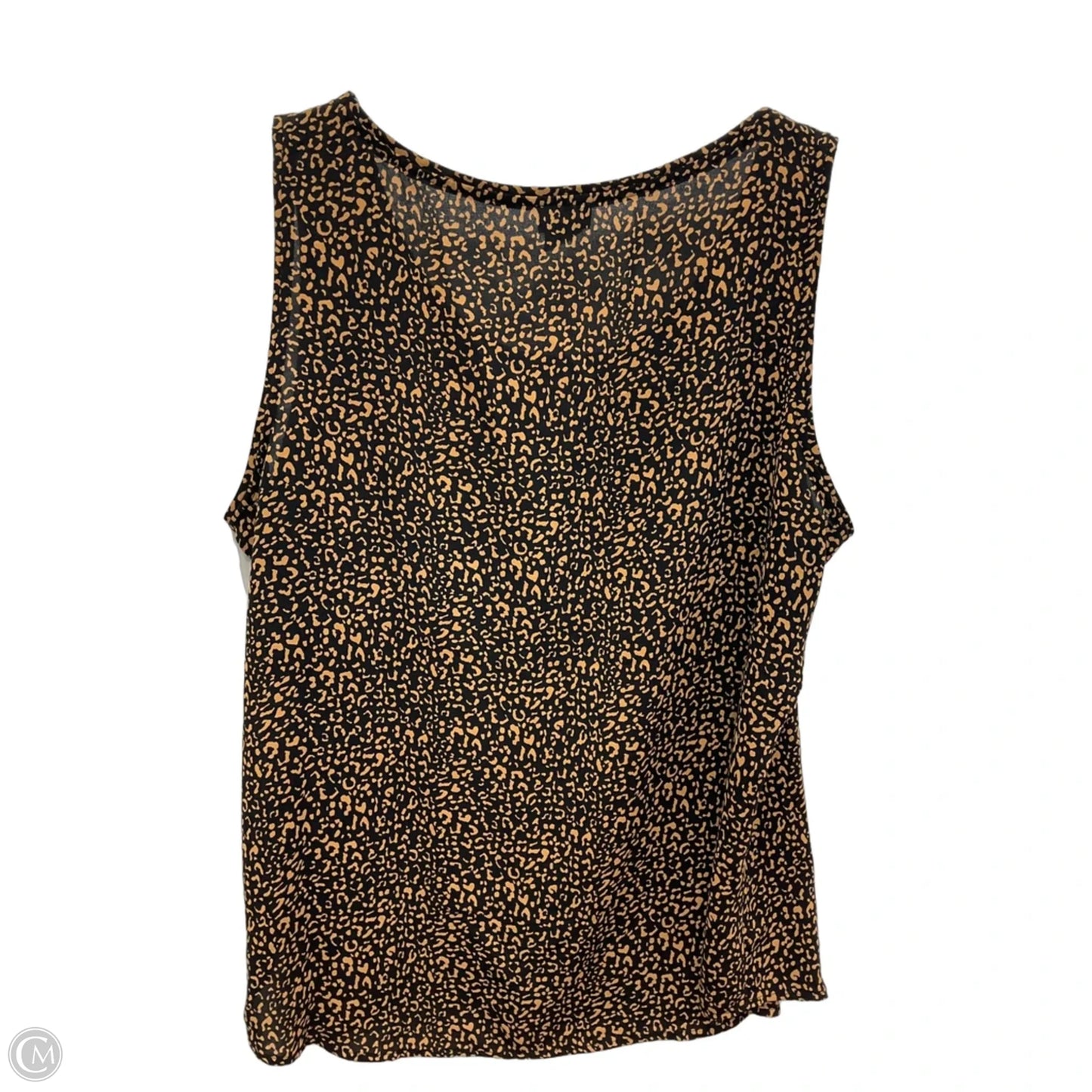 Top Sleeveless By Chicos In Animal Print, Size: L