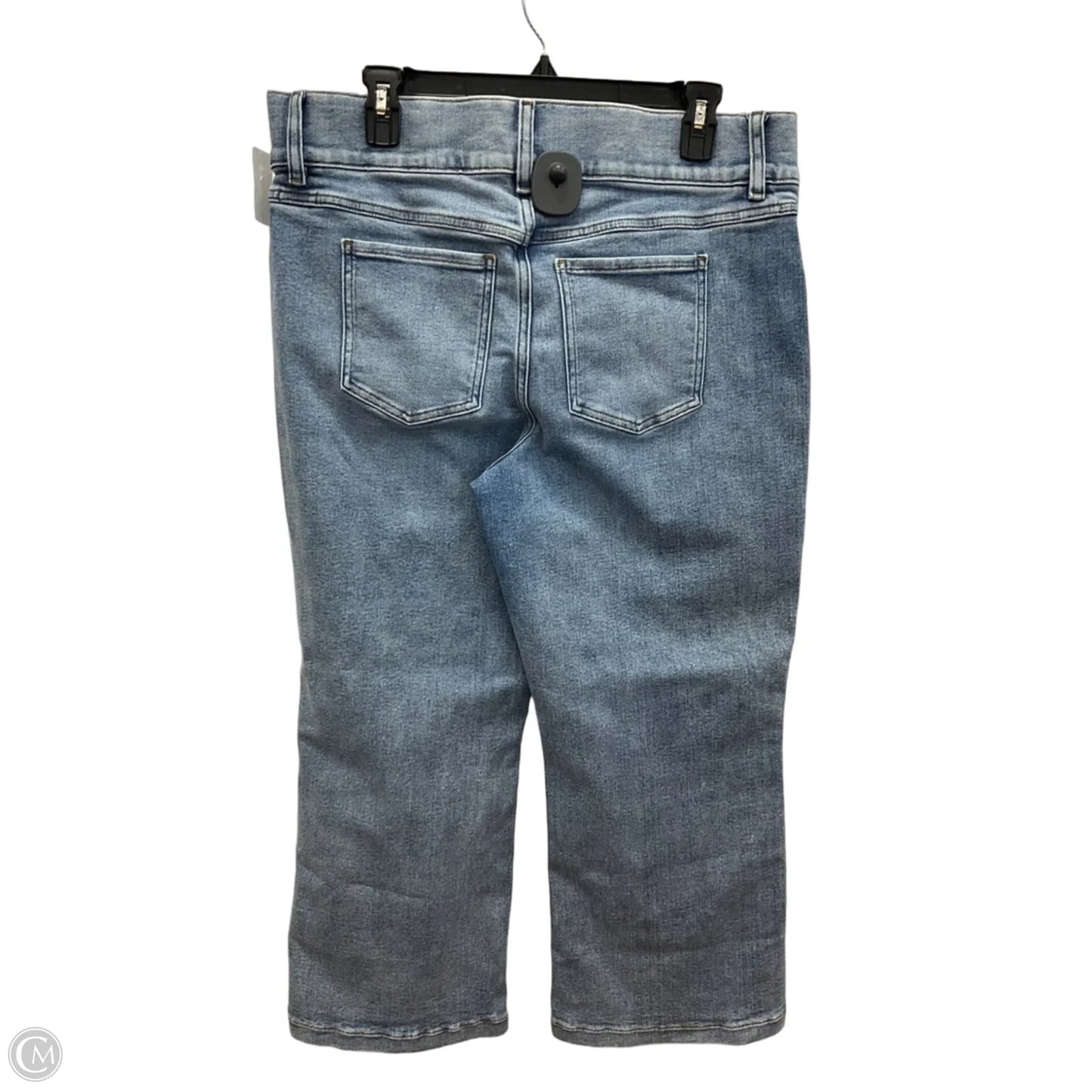 Jeans Cropped By Spanx In Blue Denim, Size: 1x