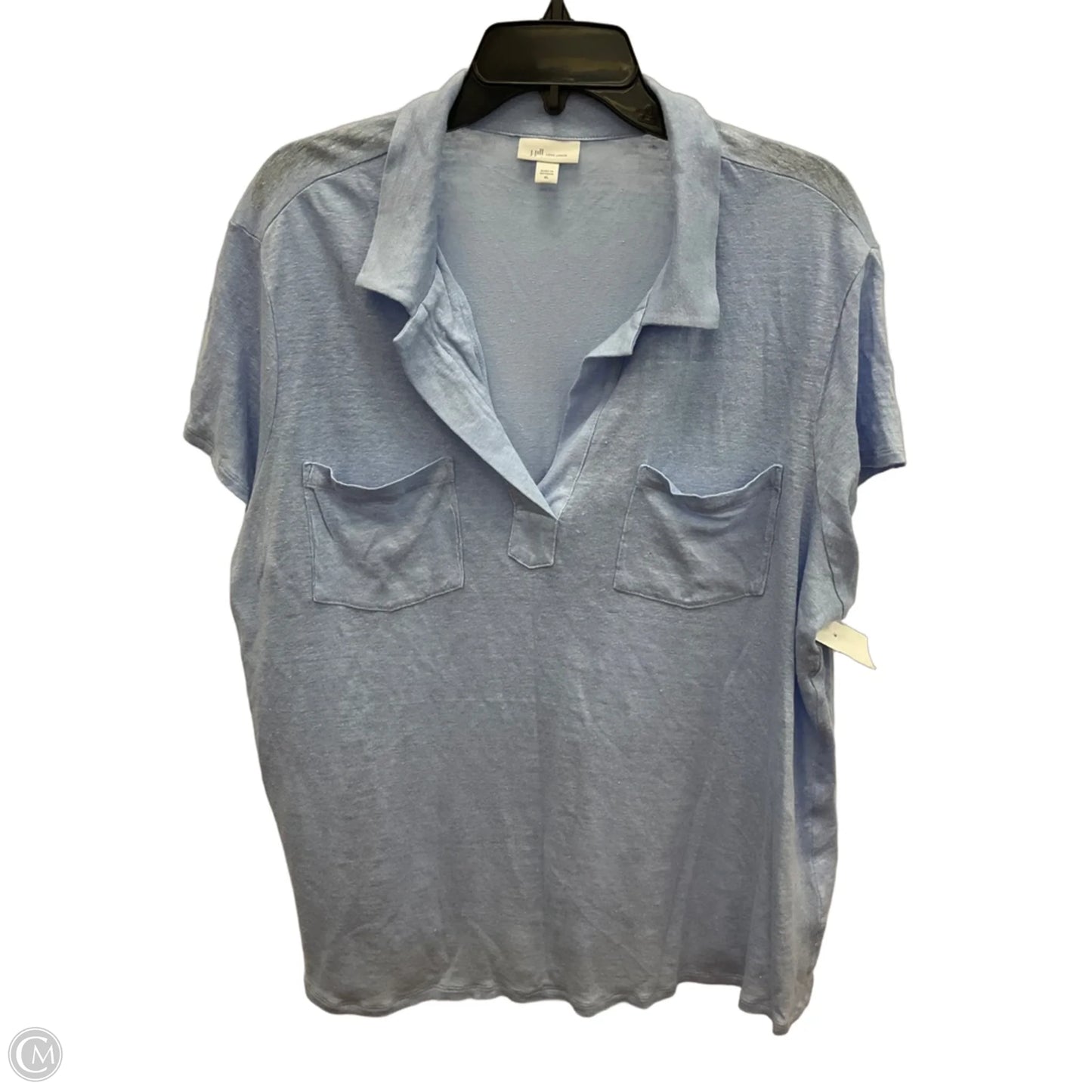 Top Short Sleeve By J. Jill In Blue, Size: Xl