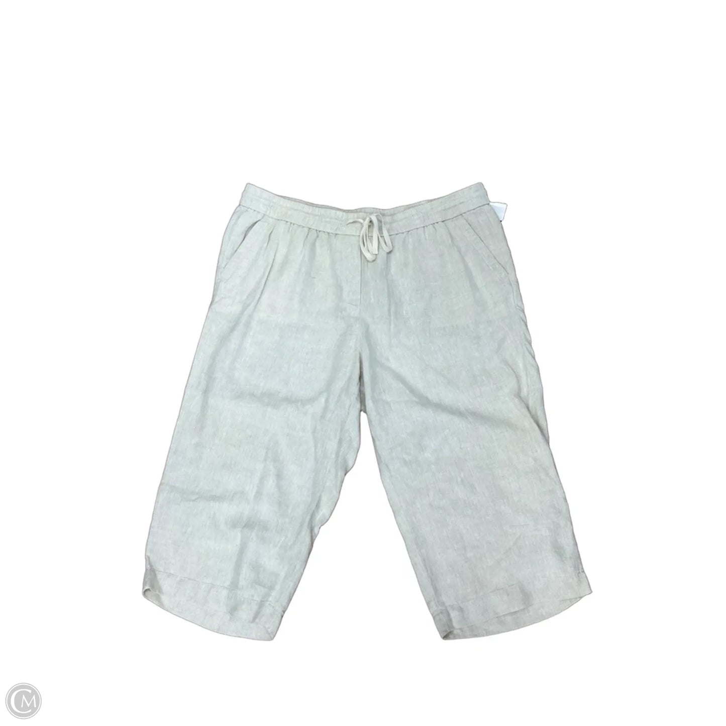 Pants Linen By Talbots In Beige, Size: 2x