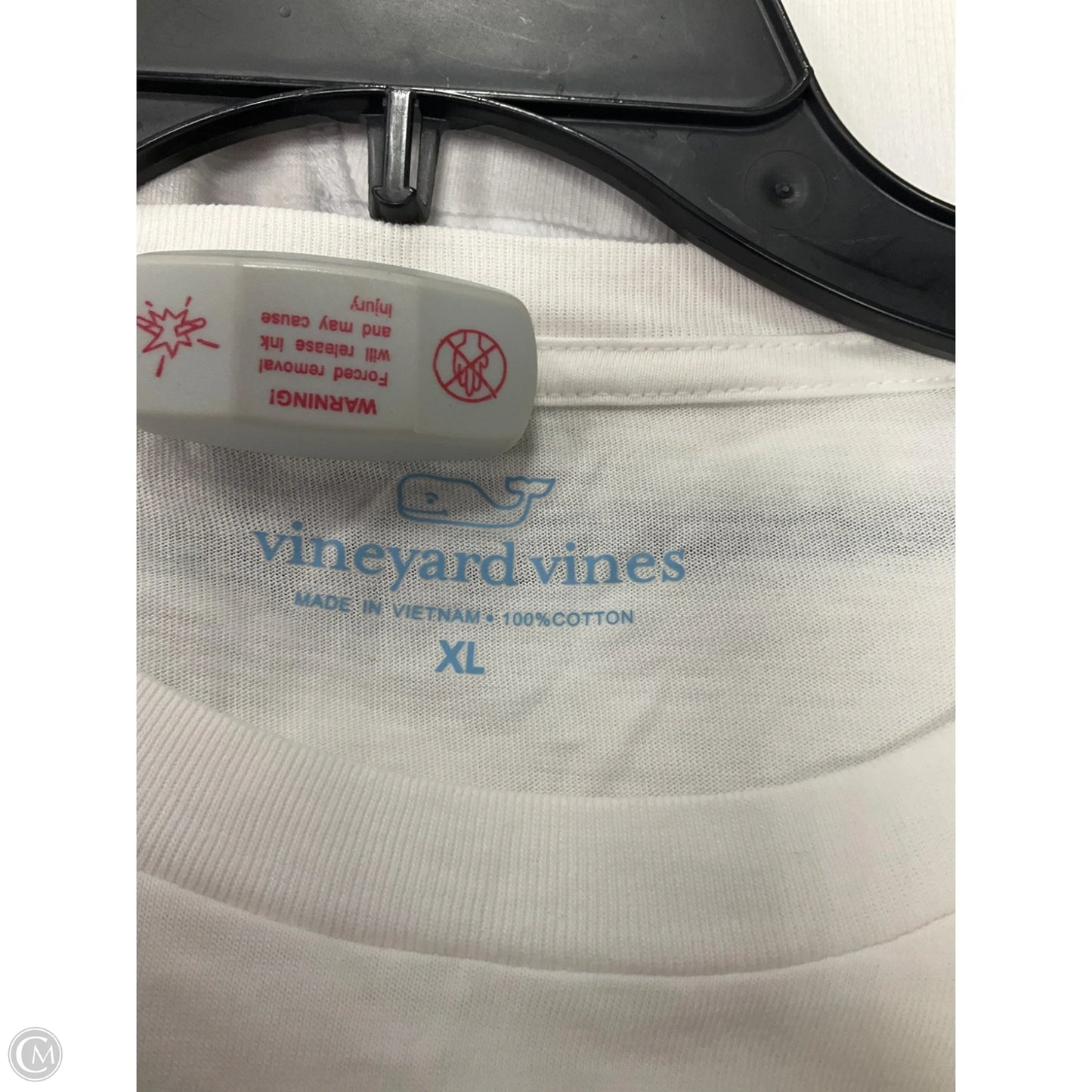 Top Long Sleeve By Vineyard Vines In White, Size: Xl