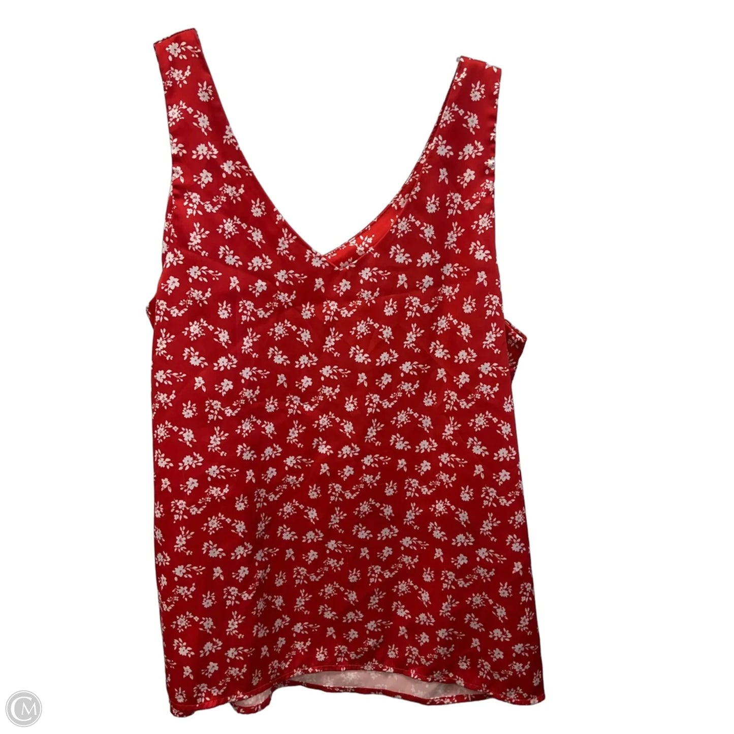 Top Sleeveless By Ekouaer In Orange, Size: M