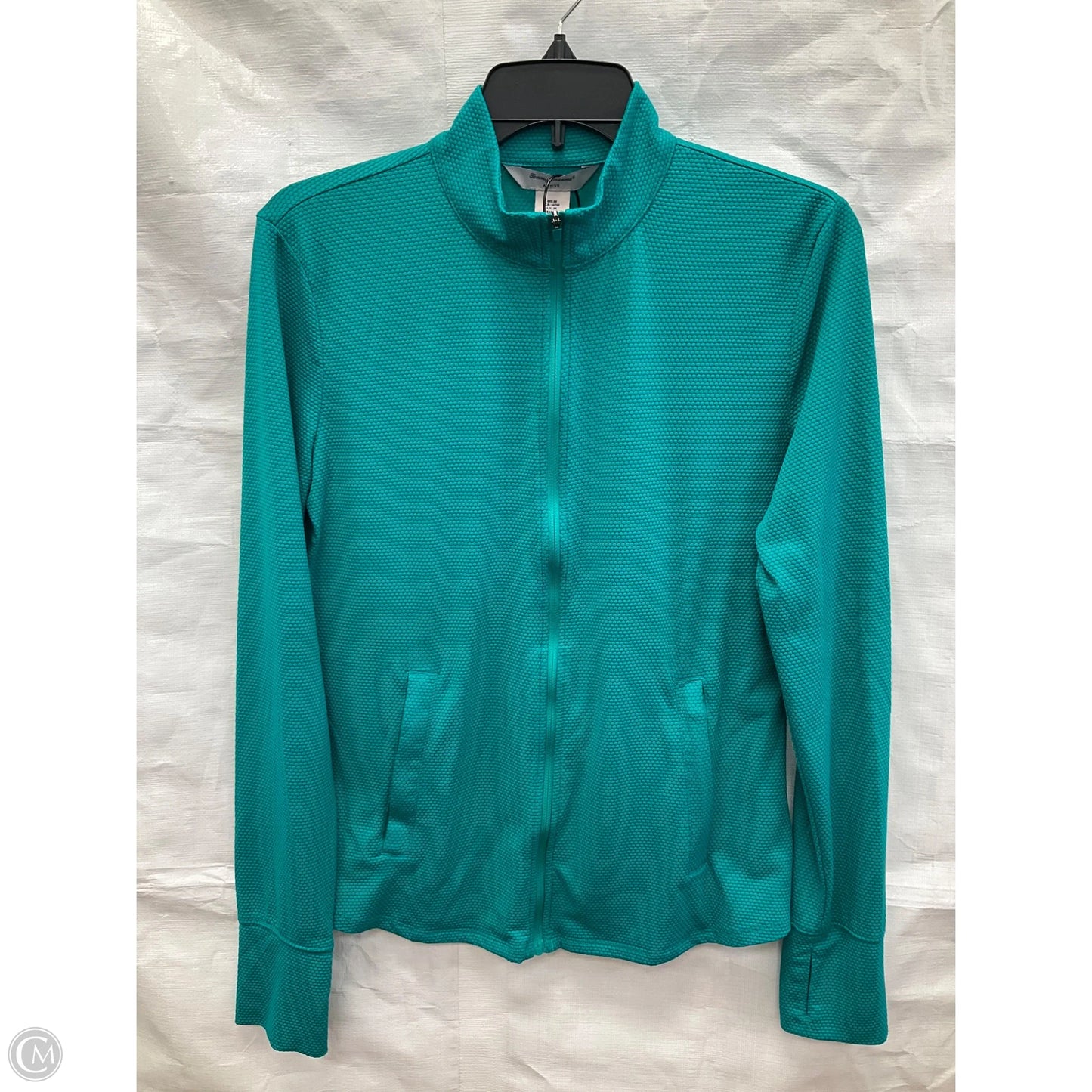 Athletic Top Long Sleeve Collar By Tommy Bahama In Green, Size: M