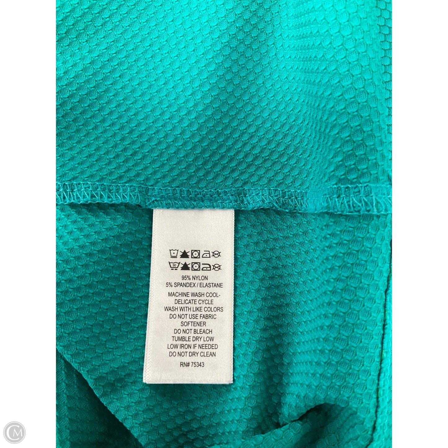 Athletic Top Long Sleeve Collar By Tommy Bahama In Green, Size: M