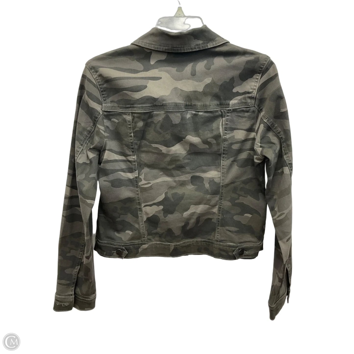 Jacket Denim By D Jeans In Camouflage Print, Size: S
