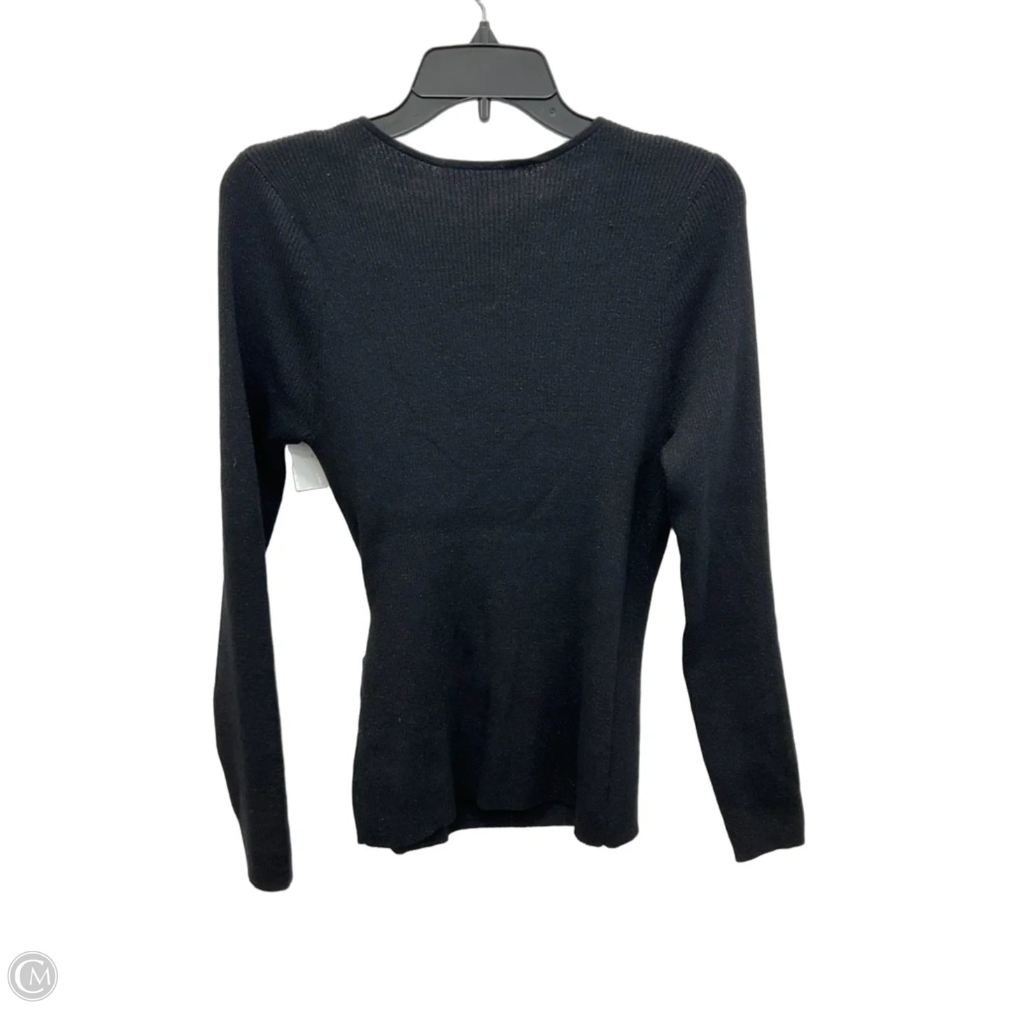 Top Long Sleeve By Inc In Black, Size: Xl
