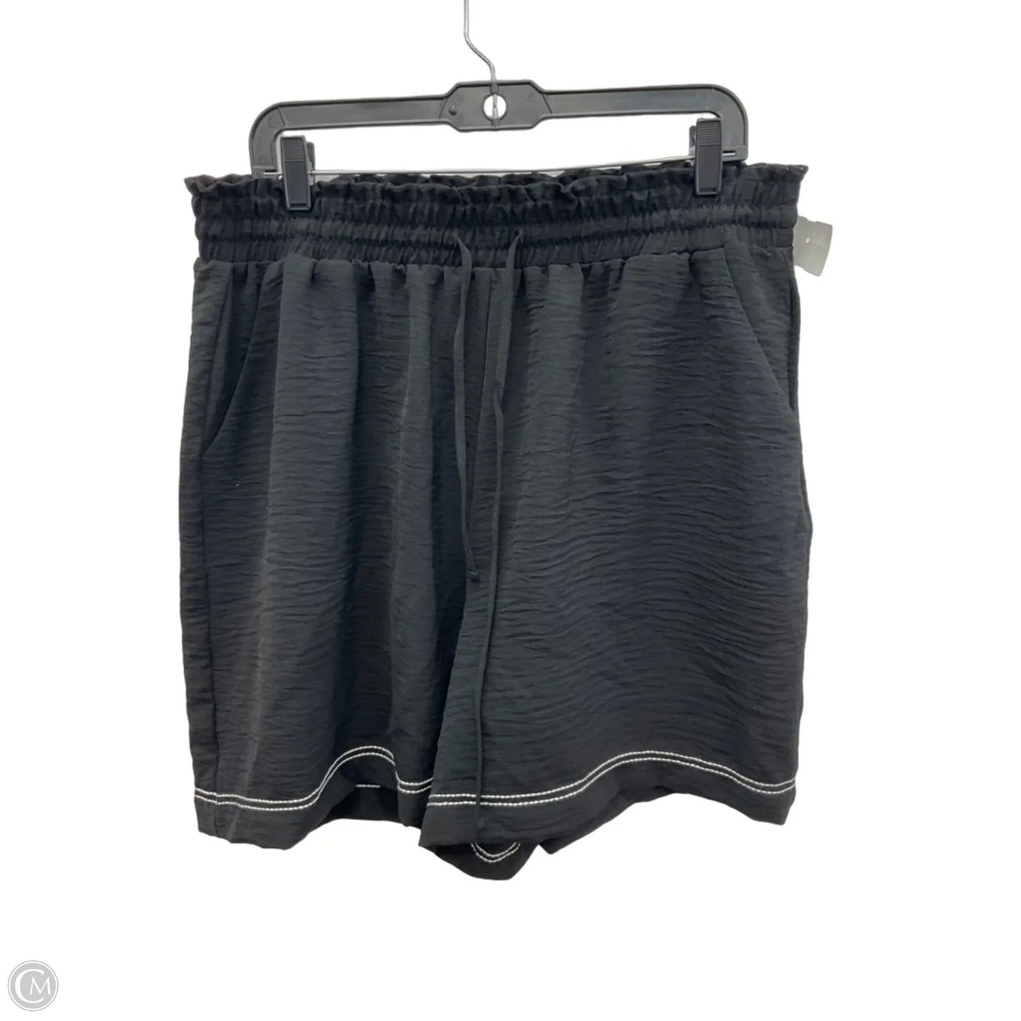 Shorts By Adrianna Papell In Black, Size: Xl
