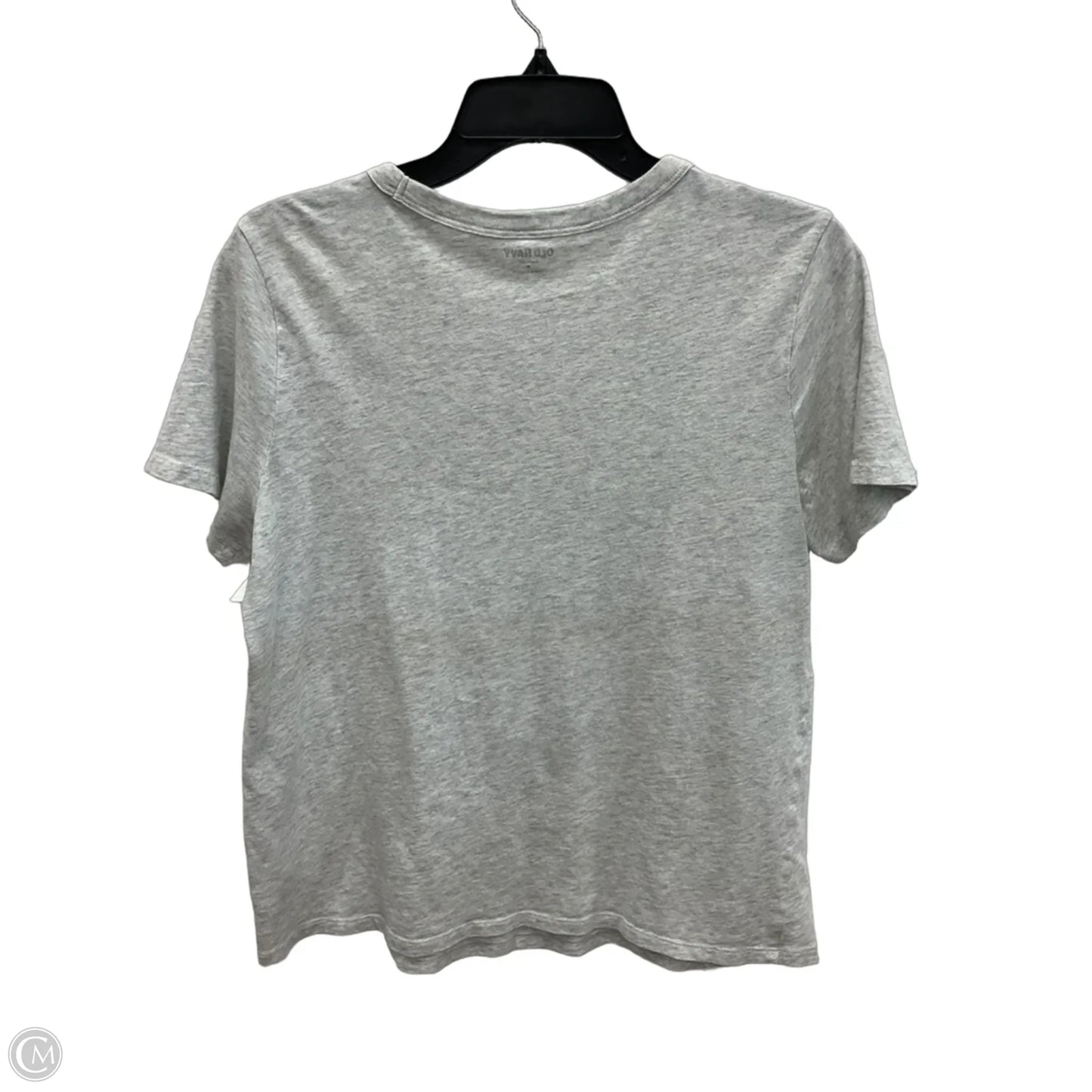 Top Short Sleeve By Old Navy In Grey, Size: M