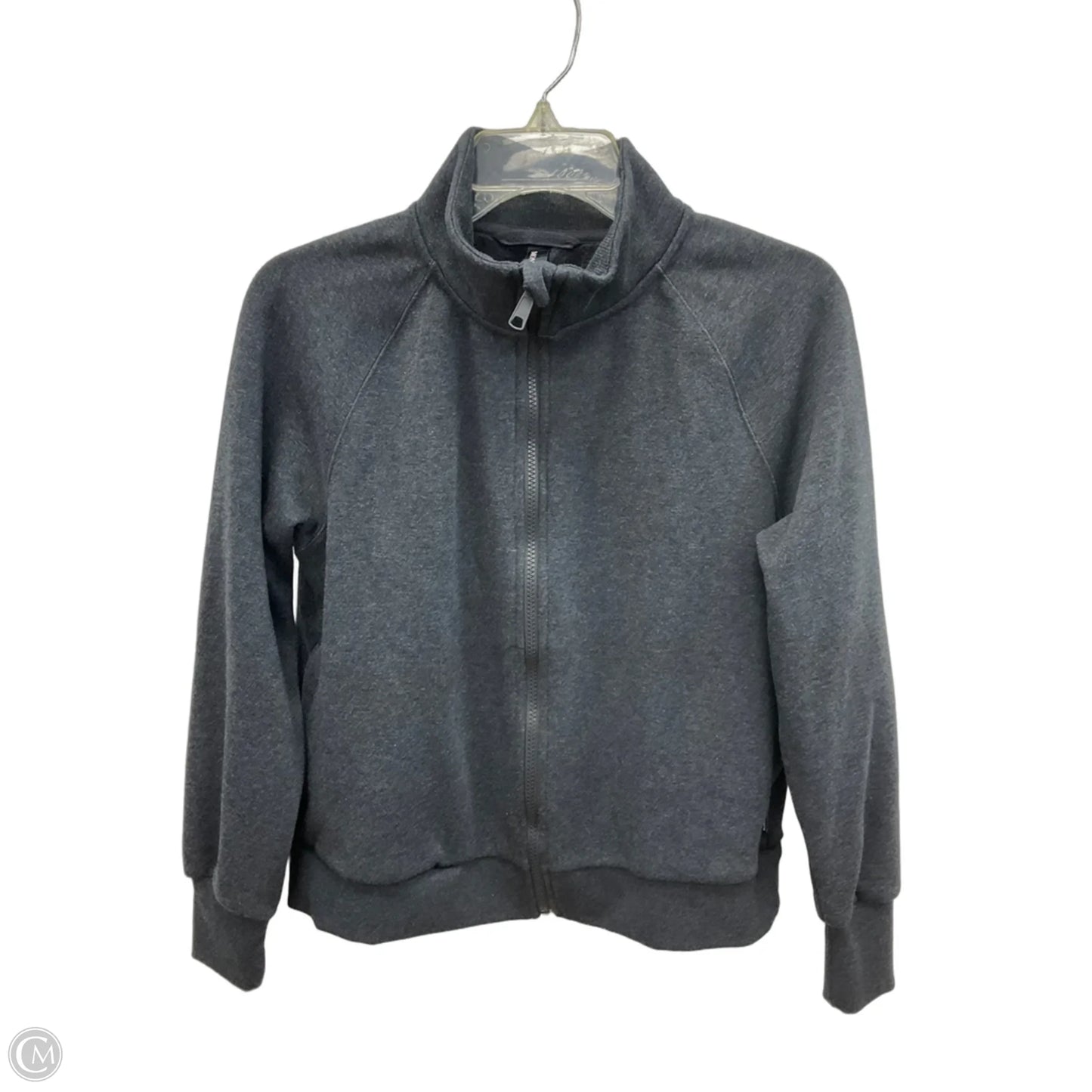 Athletic Jacket By Mondetta In Grey, Size: S