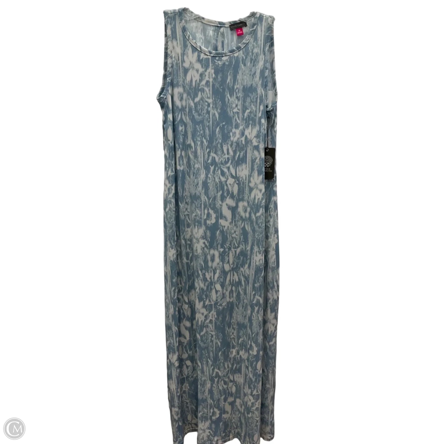 Dress Casual Maxi By Vince Camuto In Blue & White, Size: Xs