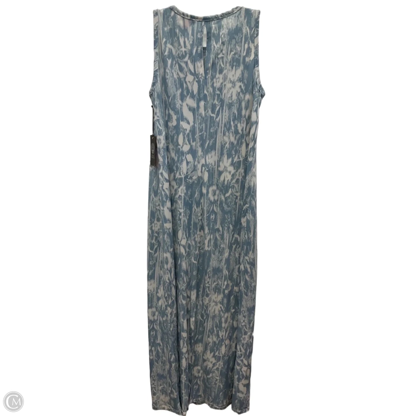 Dress Casual Maxi By Vince Camuto In Blue & White, Size: Xs