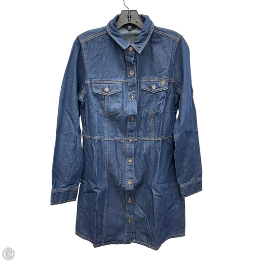 Dress Designer By Frye In Blue Denim, Size: M