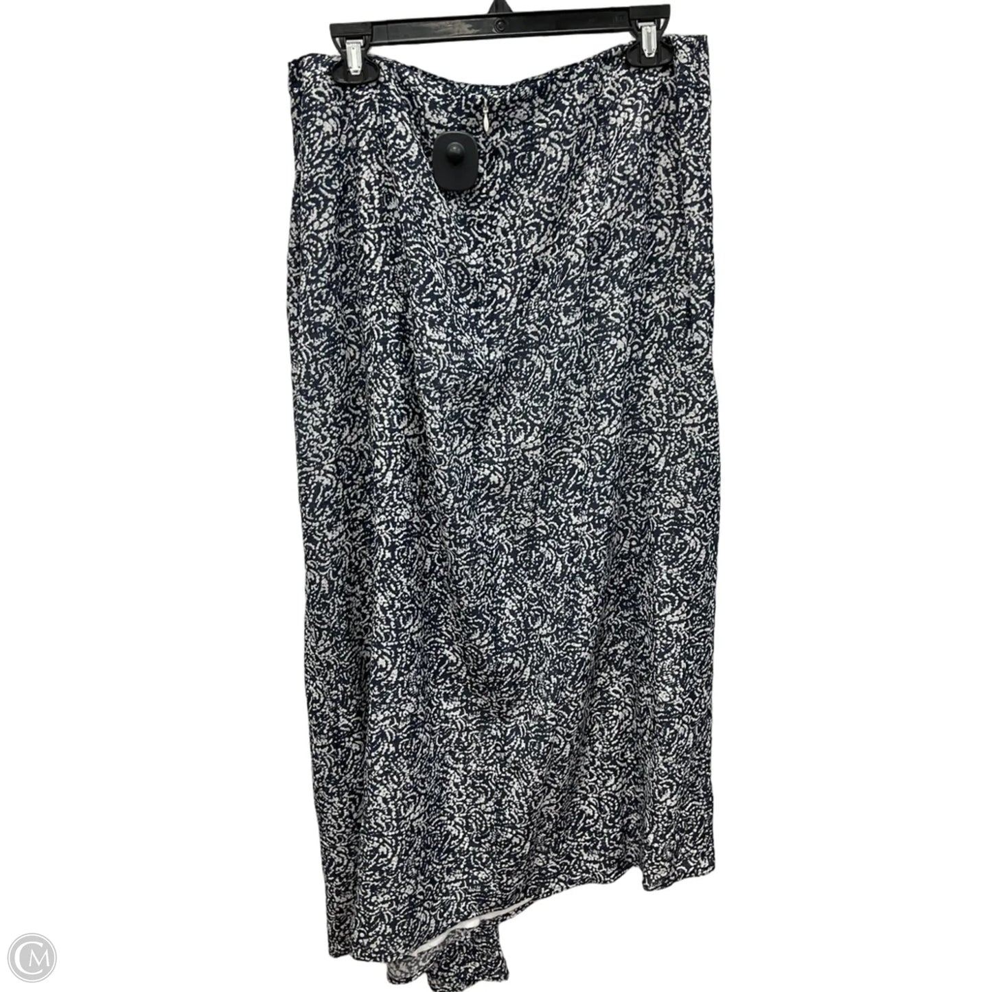 Skirt Maxi By Madewell In Blue & White, Size: 12