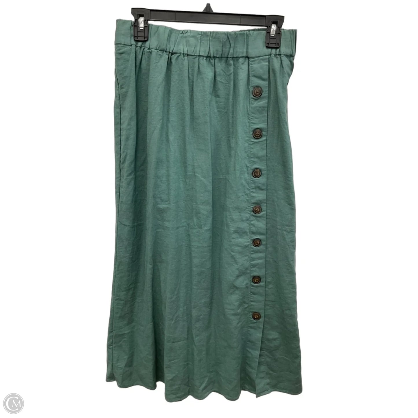 Skirt Maxi By Madewell In Green, Size: M