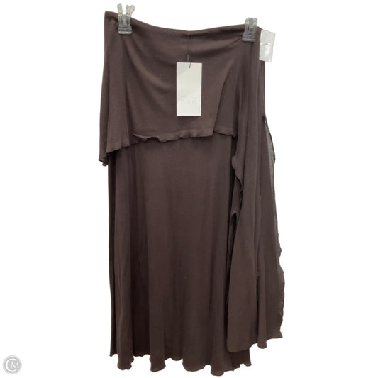 Skirt Maxi By Zara In Brown, Size: L