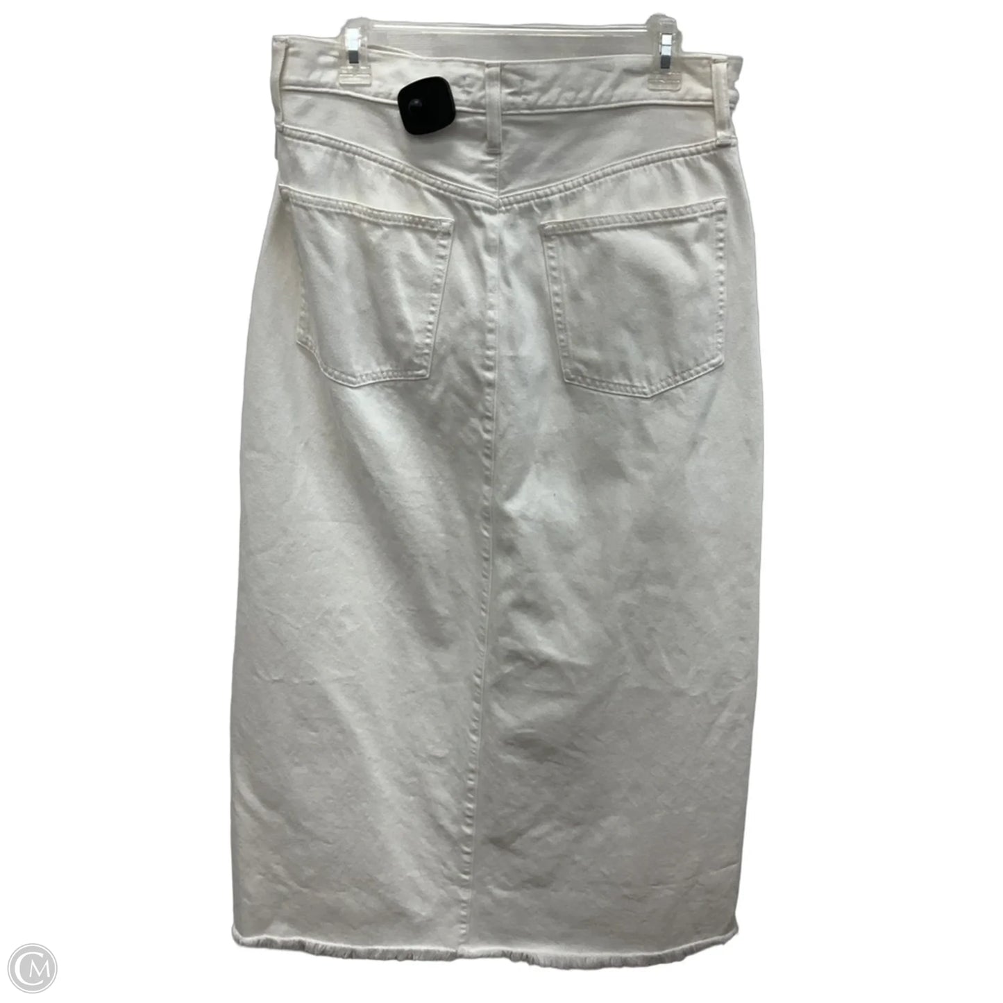 Skirt Maxi By J. Crew In White Denim, Size: 10