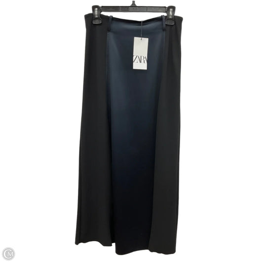 Skirt Maxi By Zara In Black & Blue, Size: L