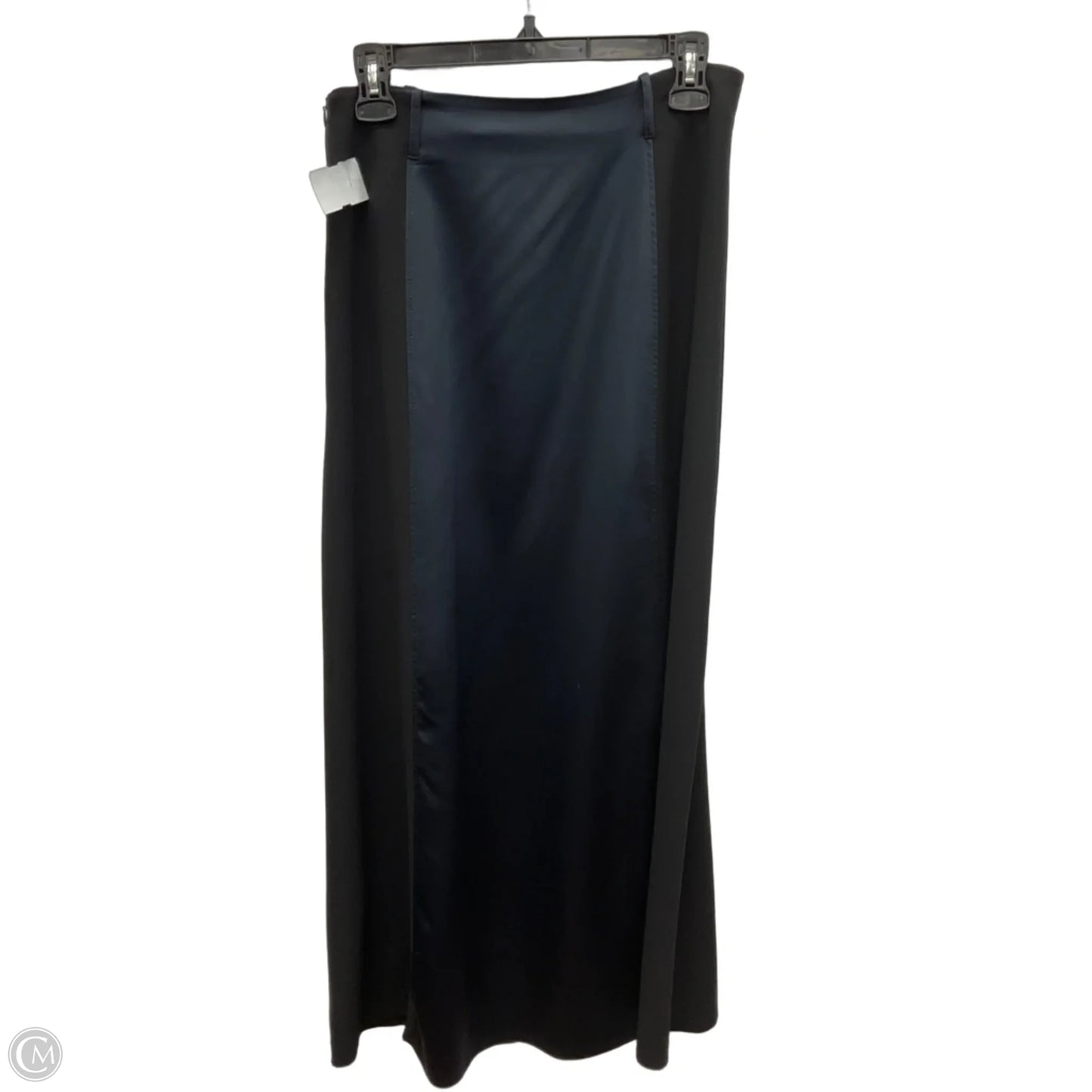 Skirt Maxi By Zara In Black & Blue, Size: L