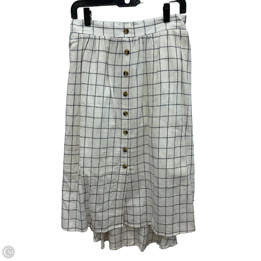 Skirt Midi By Sonoma In Blue & Cream, Size: S