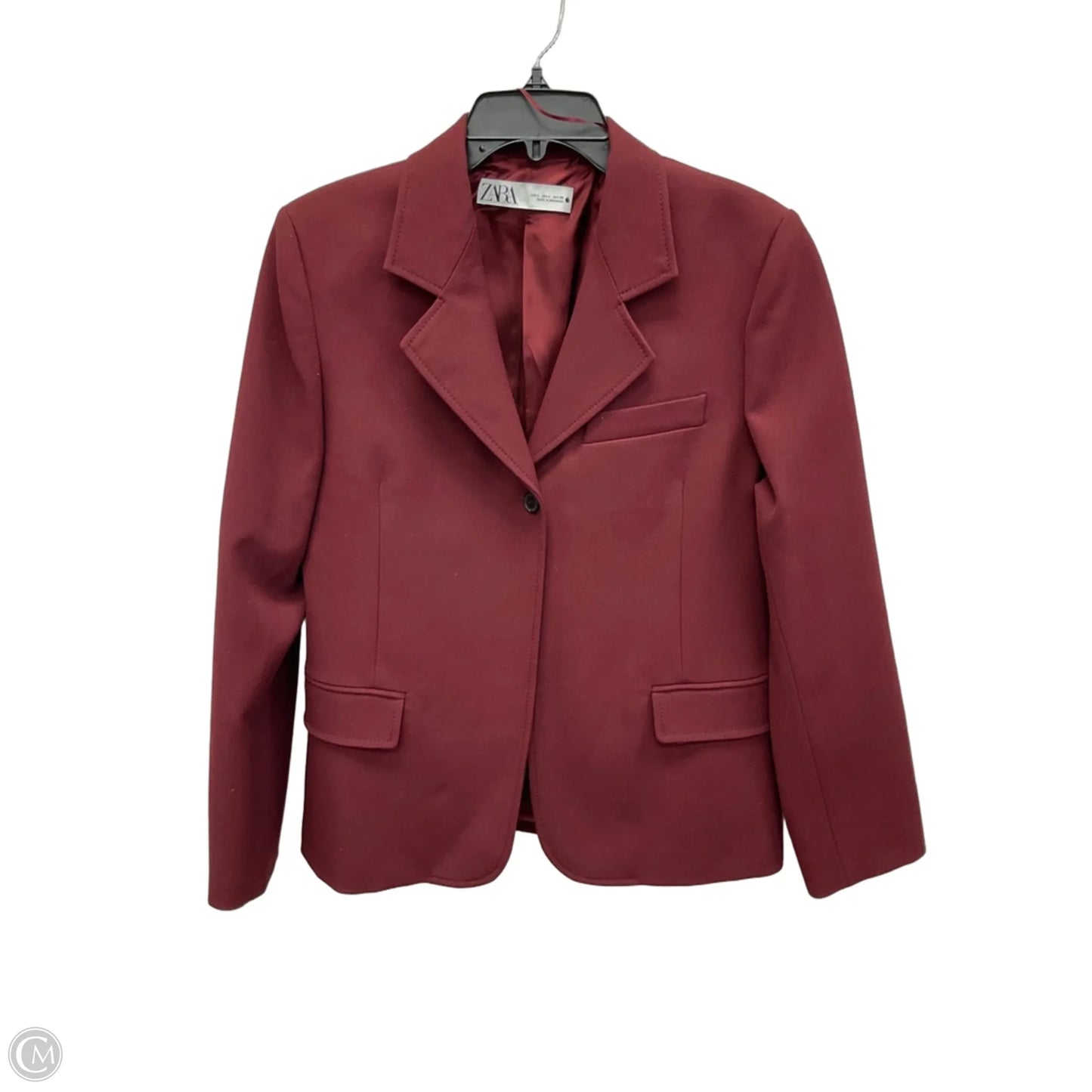 Blazer By Zara In Maroon, Size: L