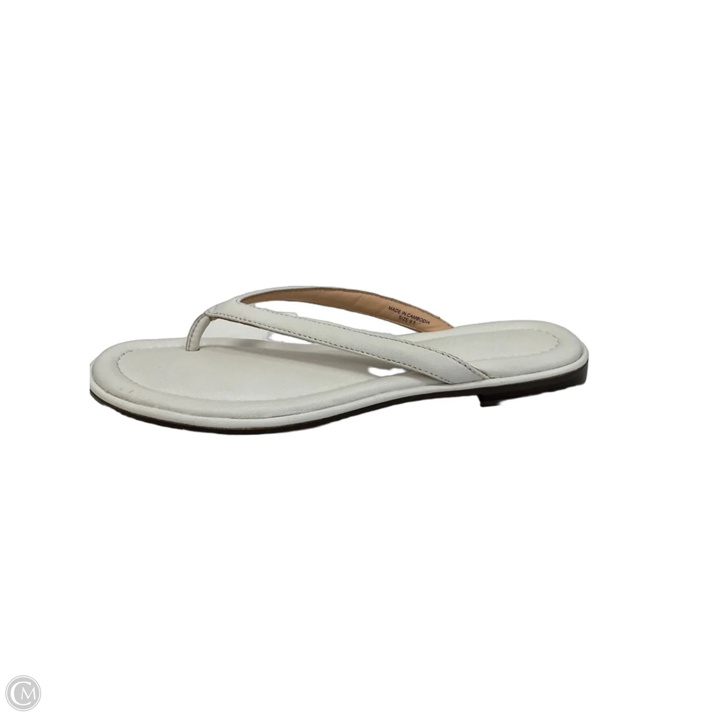Sandals Flip Flops By J. Crew In White, Size: 9.5
