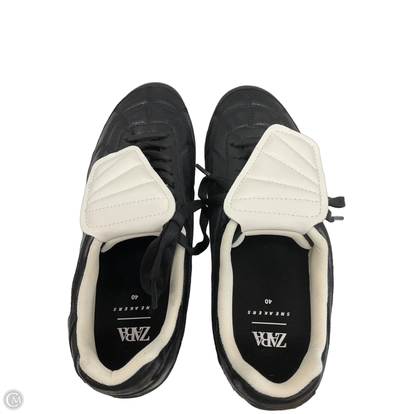 Shoes Sneakers By Zara In Black & White, Size: 9