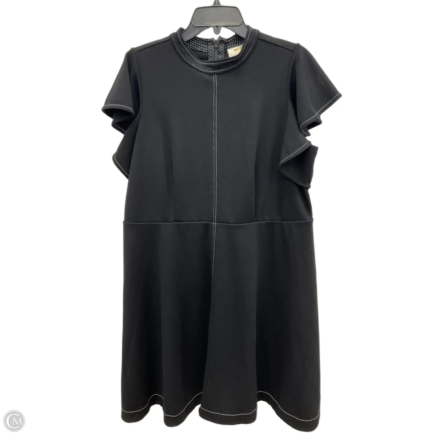 Dress Casual Short By Maeve In Black, Size: 1x
