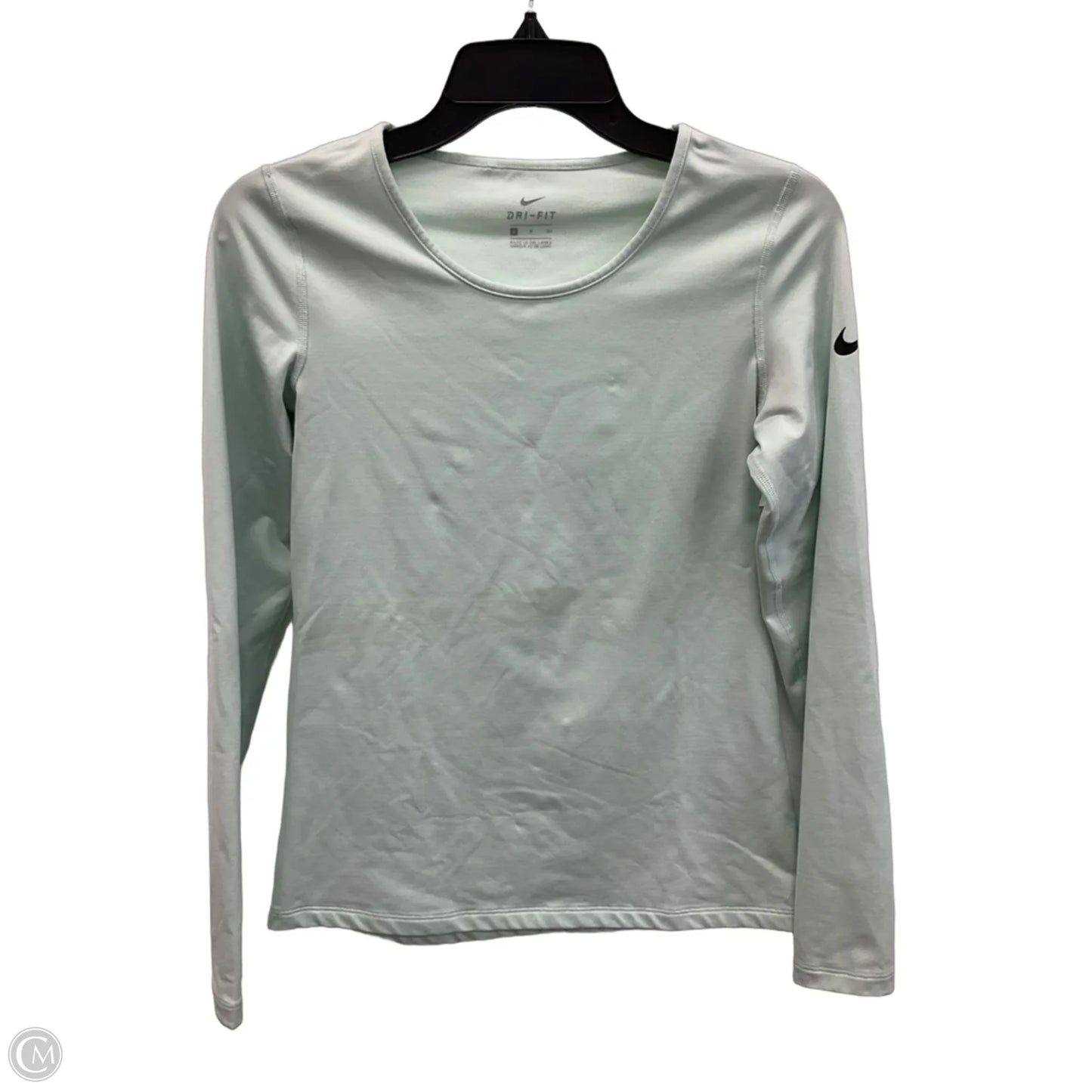 Athletic Top Long Sleeve Crewneck By Nike In Blue, Size: S