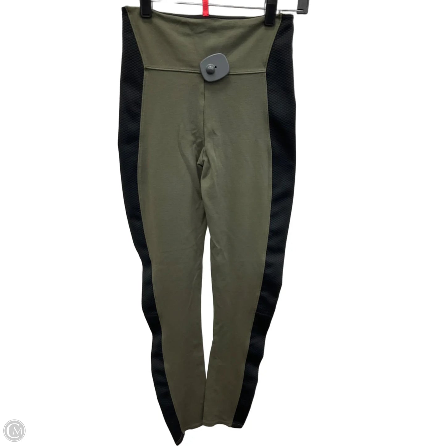 Athletic Leggings By Spanx In Green, Size: S