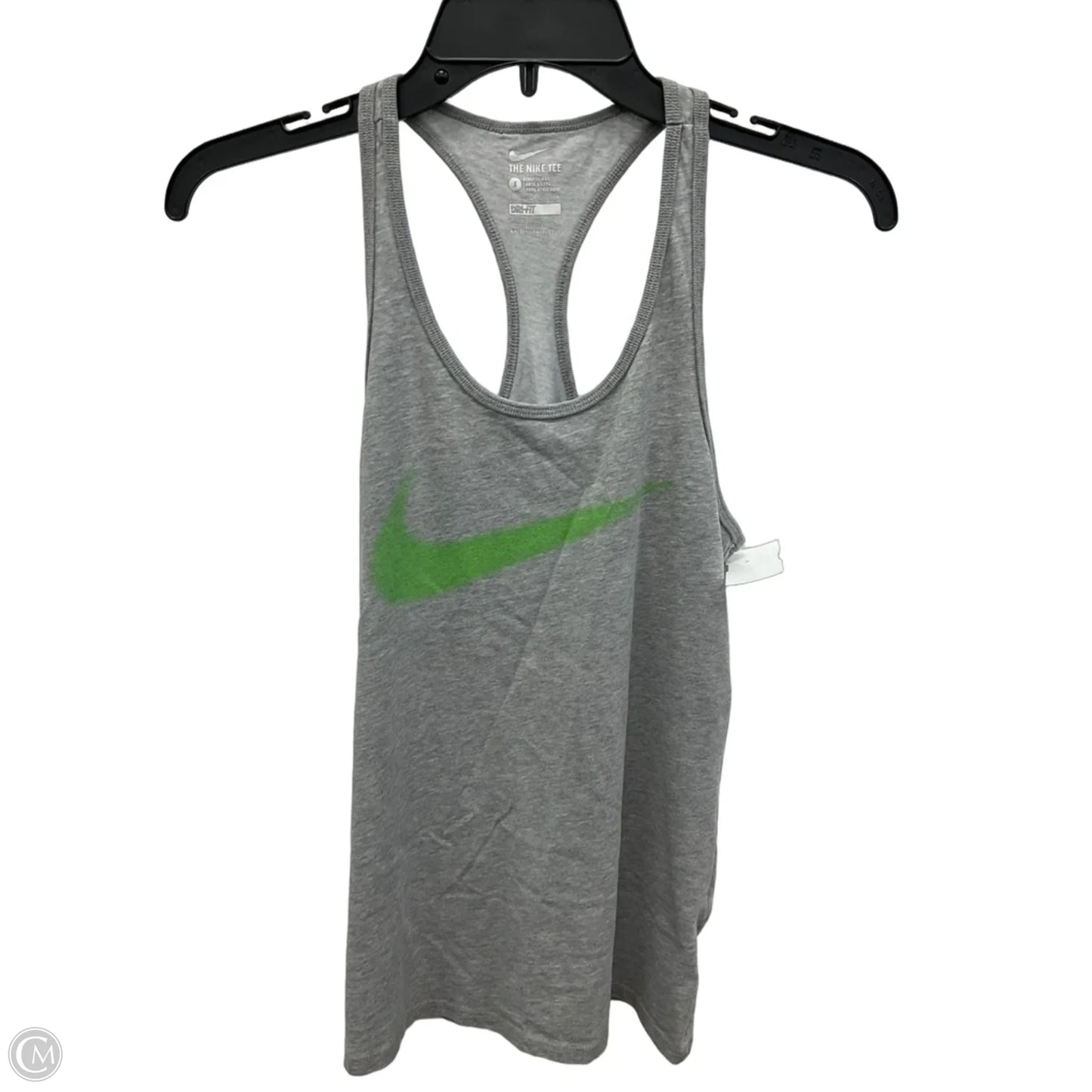 Athletic Tank Top By Nike In Grey, Size: S