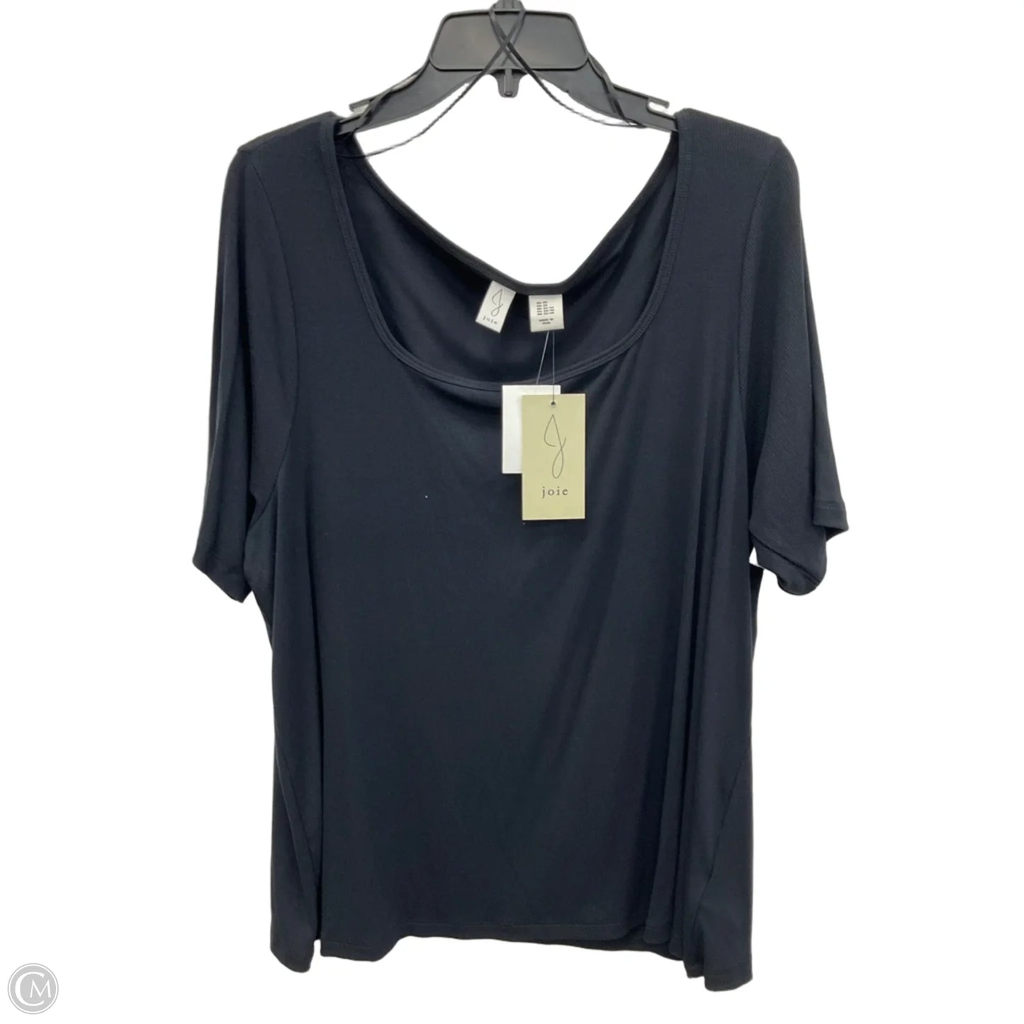 Top Short Sleeve Basic By Joie In Black, Size: 2x