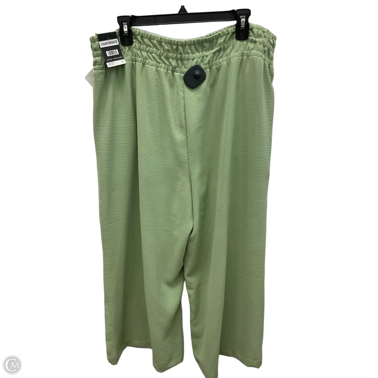 Pants Cropped By Counterparts In Green, Size: Xl