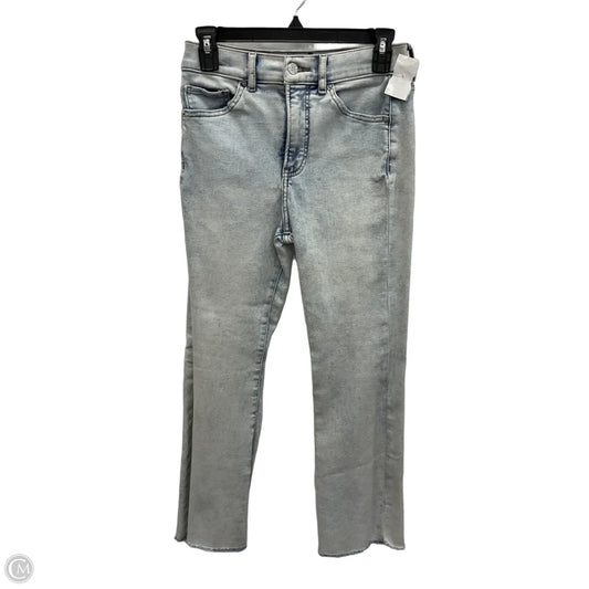 Jeans Flared By Express In Blue Denim, Size: 4