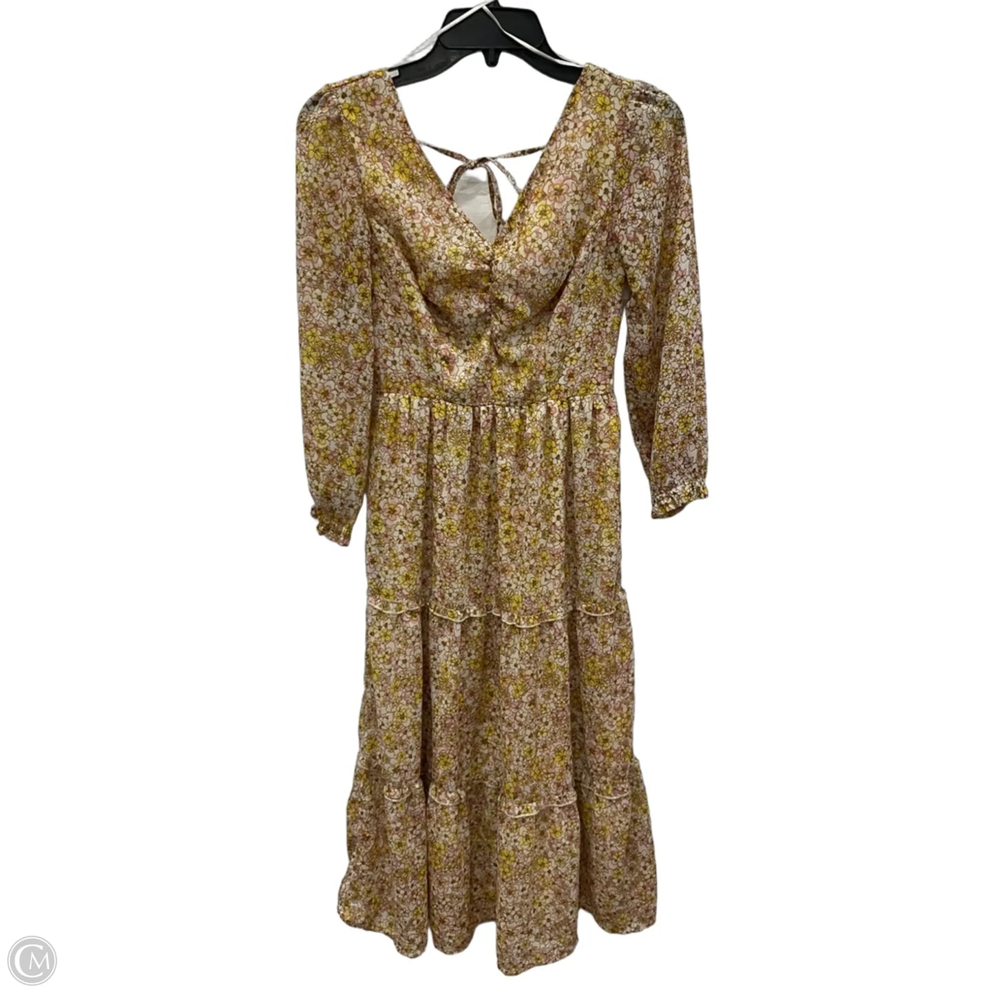 Dress Casual Maxi By Sincerely Jules In Floral Print, Size: Xs