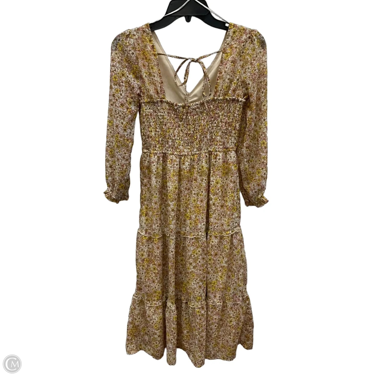 Dress Casual Maxi By Sincerely Jules In Floral Print, Size: Xs