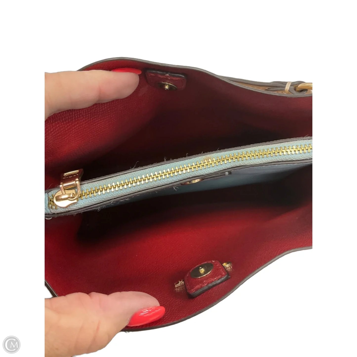 Crossbody Designer By Coach, Size: Small