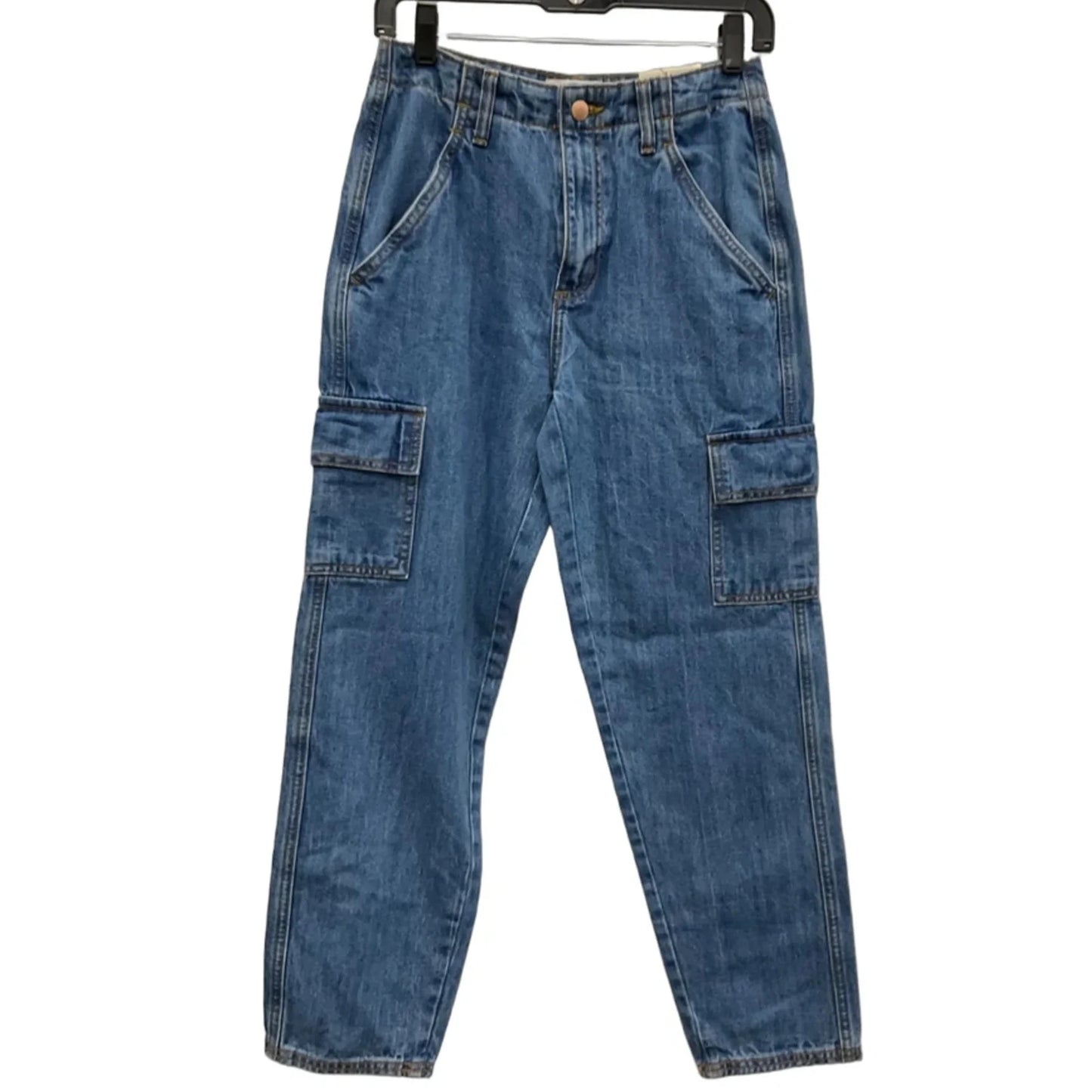Jeans Straight By Universal Thread In Blue Denim, Size: 0