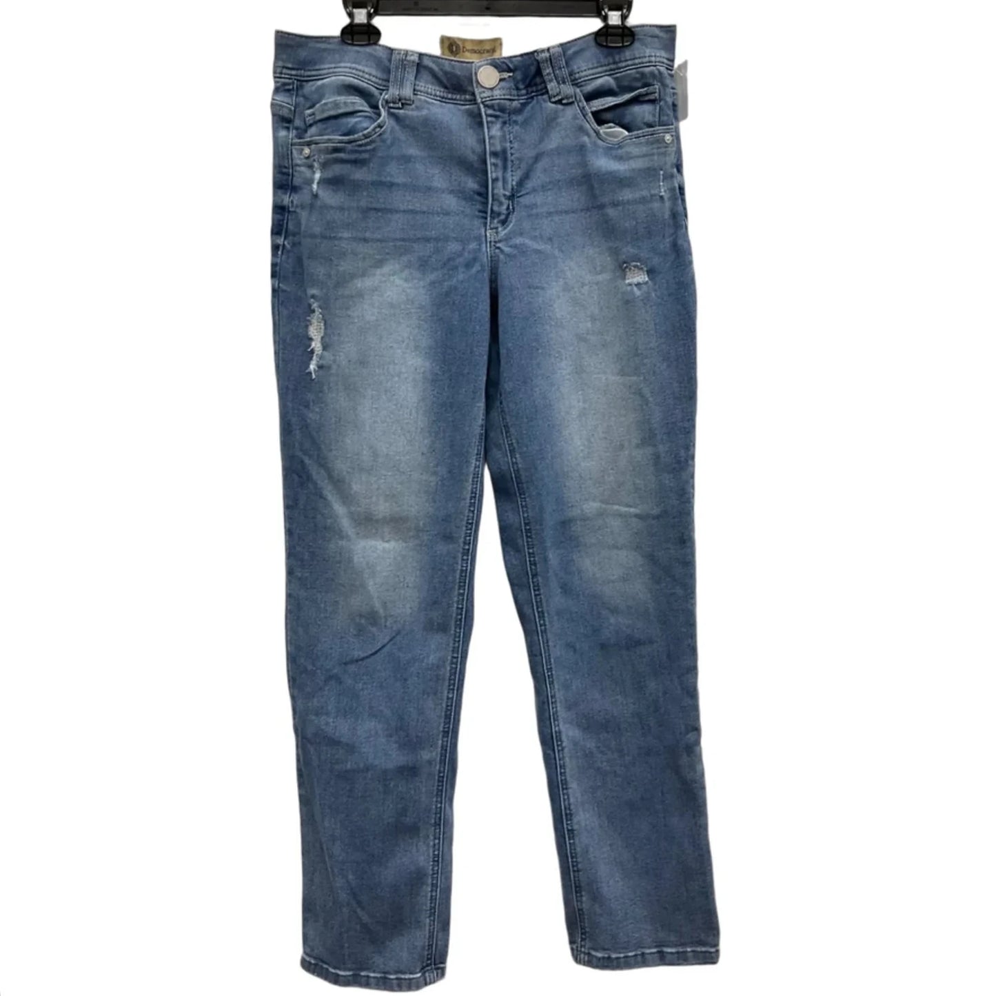 Jeans Straight By Democracy In Blue Denim, Size: 12