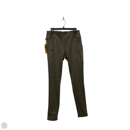 Athletic Leggings By Carhartt In Green, Size: M