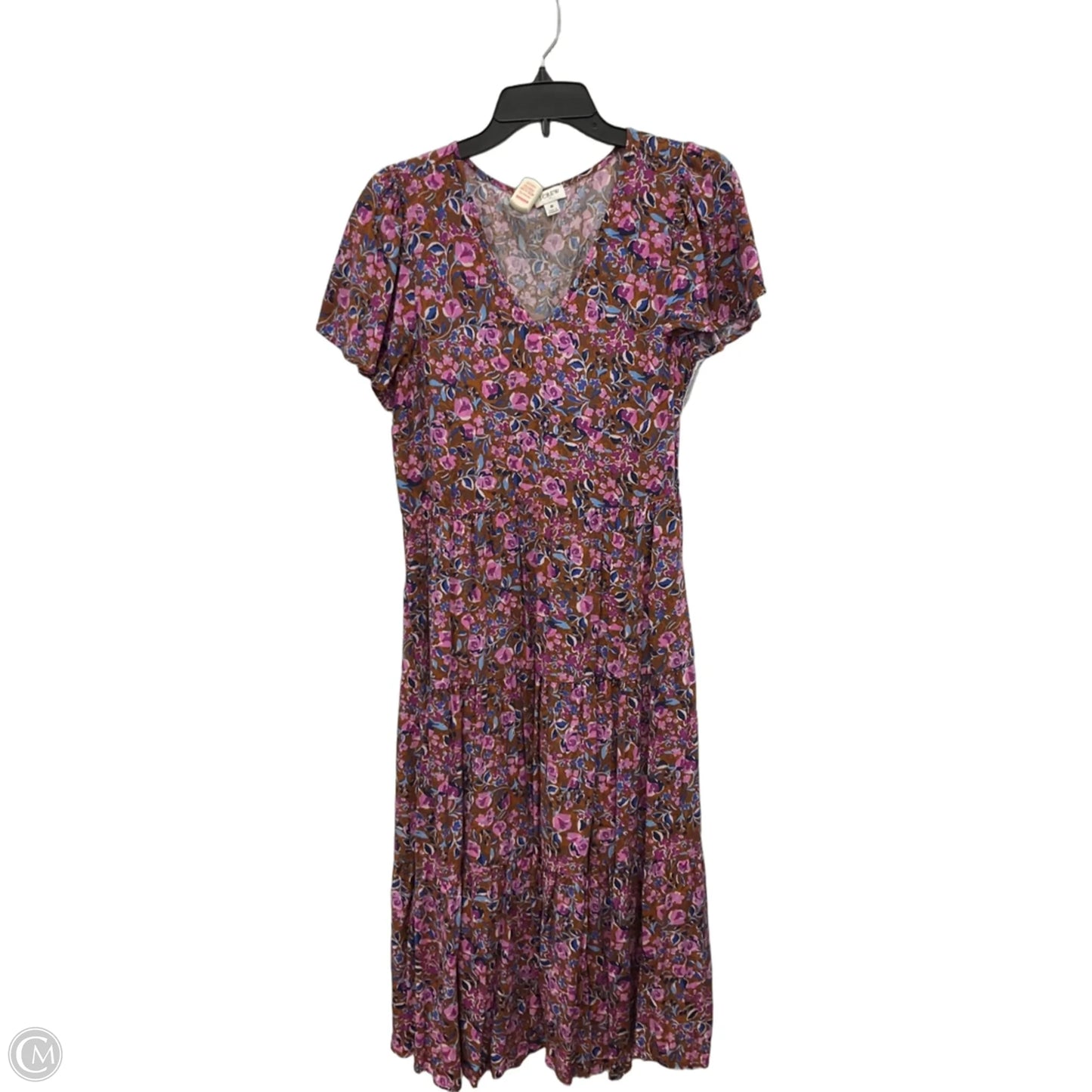 Dress Casual Maxi By J. Crew In Floral Print, Size: M