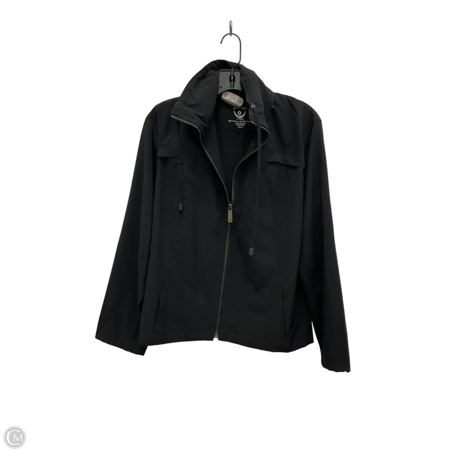 Athletic Jacket By Zenergy By Chicos In Black, Size: S