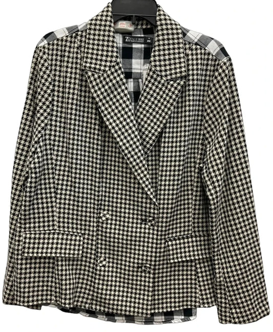 Blazer By New York And Co In Black & White, Size: Xl