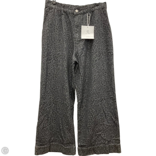 Jeans Wide Leg By Clothes Mentor In Animal Print, Size: 10