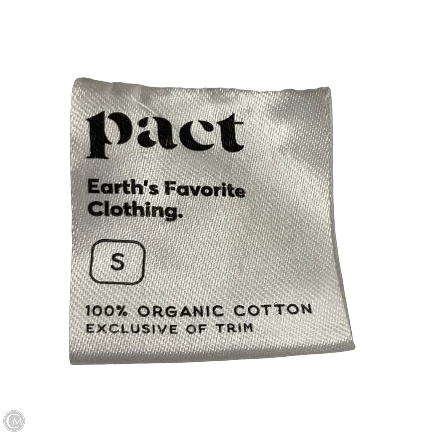 Top Short Sleeve By Pact In White, Size: S